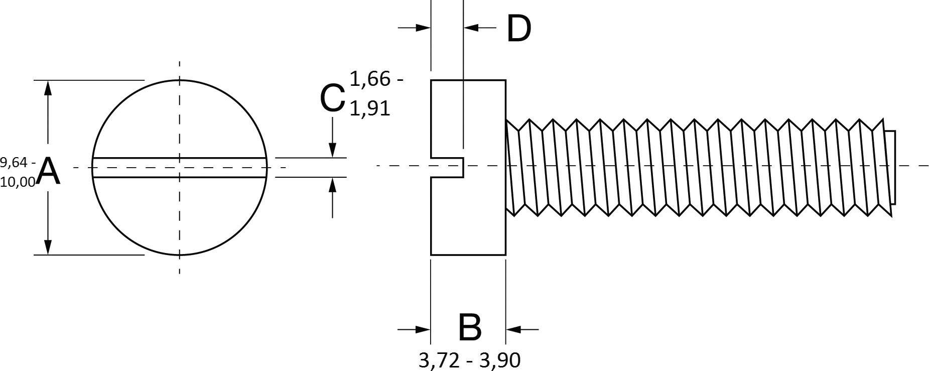 PB Fastener 701475 Zylinderkopfschraube M6 10mm Keramik 1St.