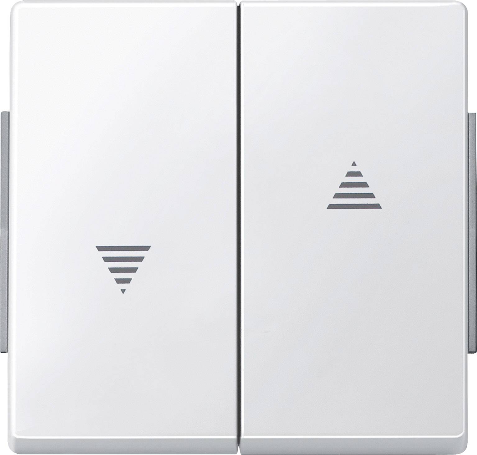 Merten Abdeckung Wechselschalter Aquadesign Polarweiß 343419 1St.