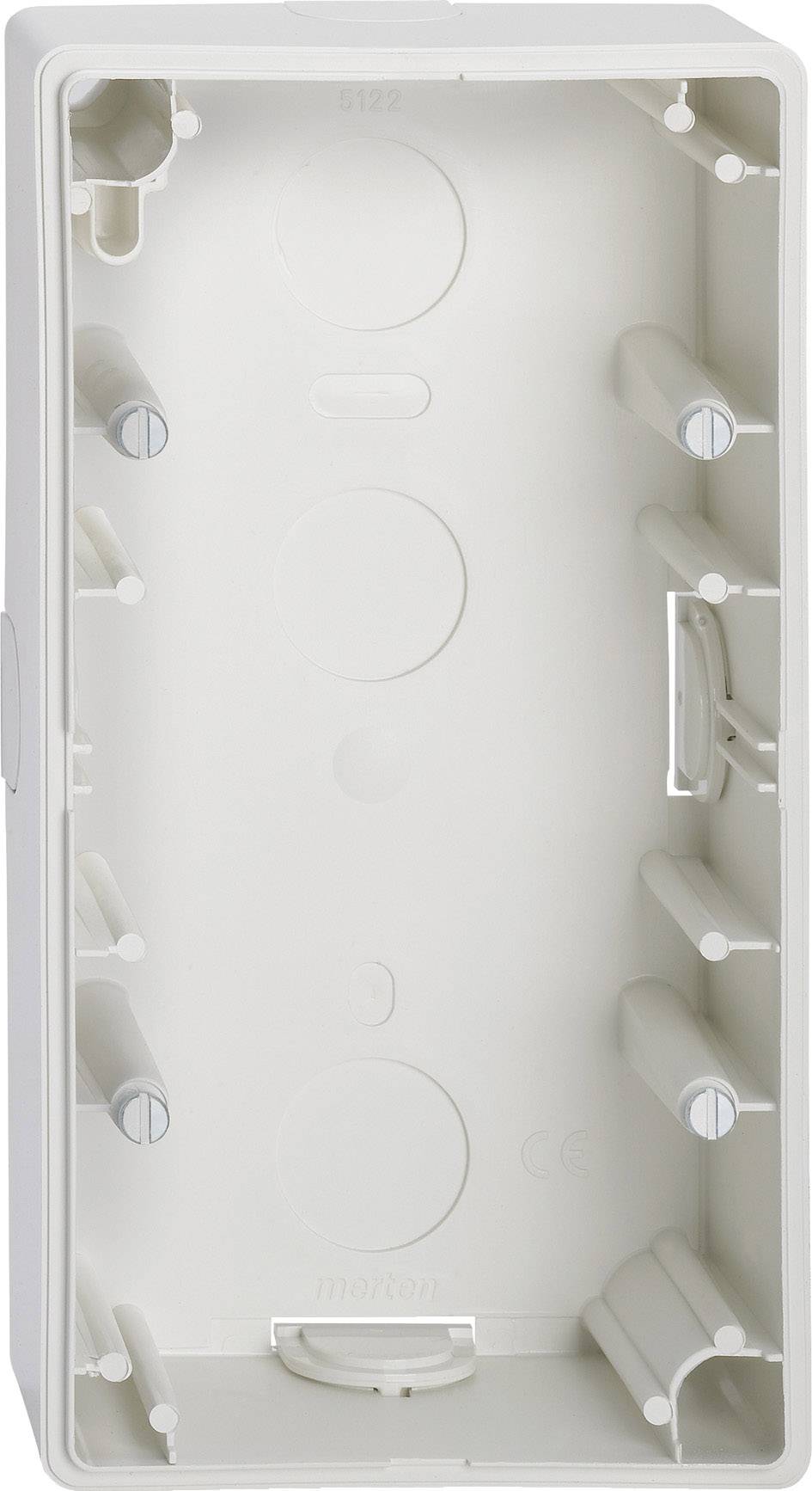 Merten 512219 Abzweigkasten (L x B x H) 37 x 80 x 151mm Polarweiß IP20 1St.