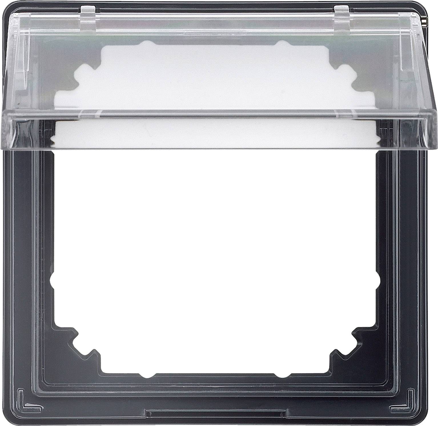 Merten Zwischenrahmen Abdeckung Aquadesign Anthrazit 516914 1St.