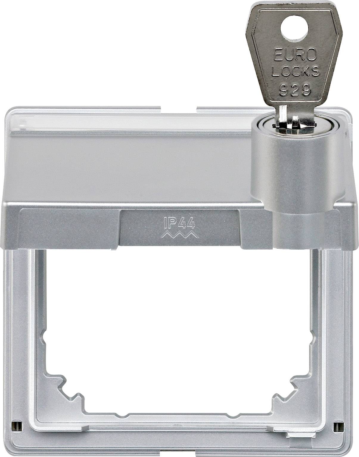 Merten Zwischenrahmen Abdeckung Aquadesign Aluminium 516360 1St.