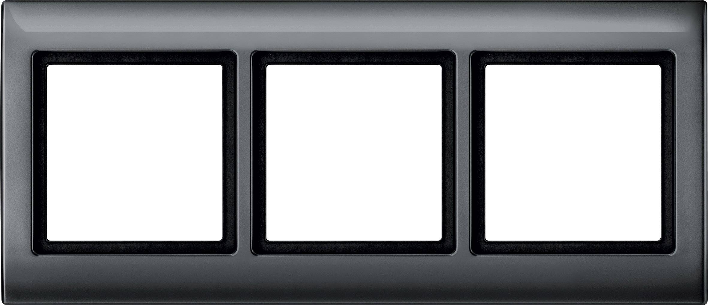 Merten Rahmen Abdeckung Aquadesign Anthrazit 400314 1St.