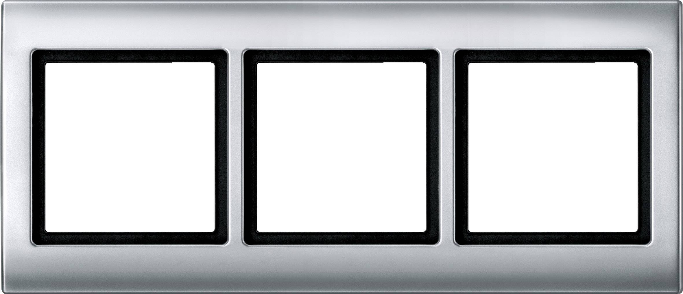 Merten Rahmen Abdeckung Aquadesign Aluminium 400360 1 St.