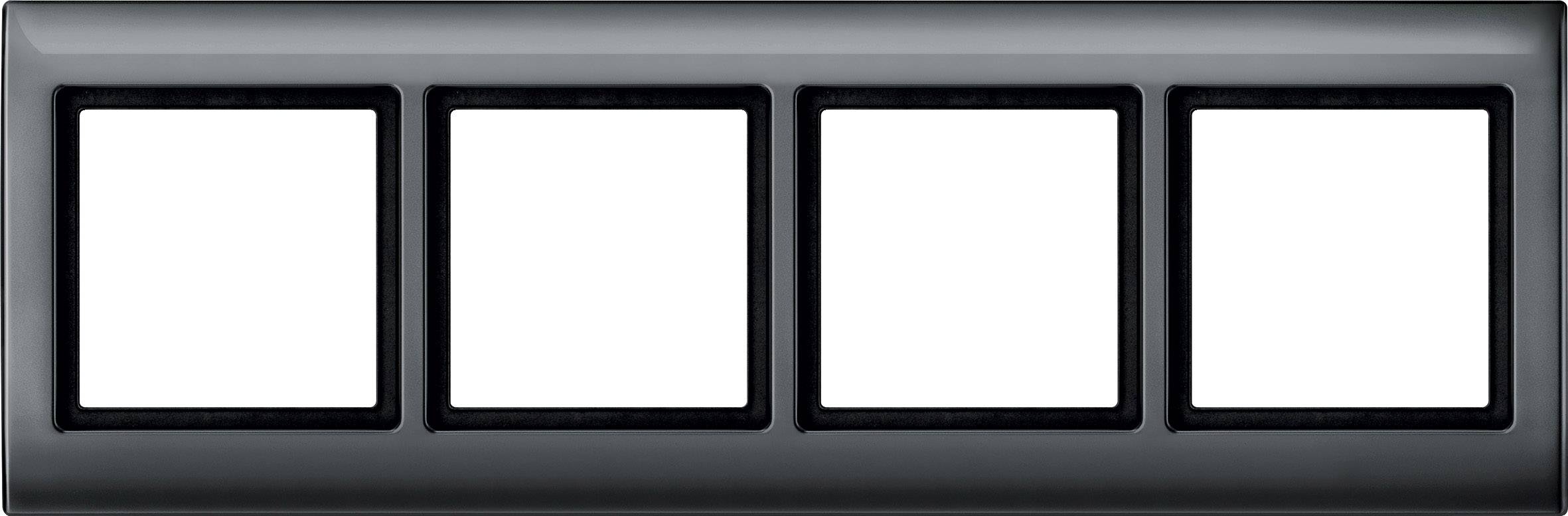 Merten Rahmen Abdeckung Aquadesign Anthrazit 400414 1St.