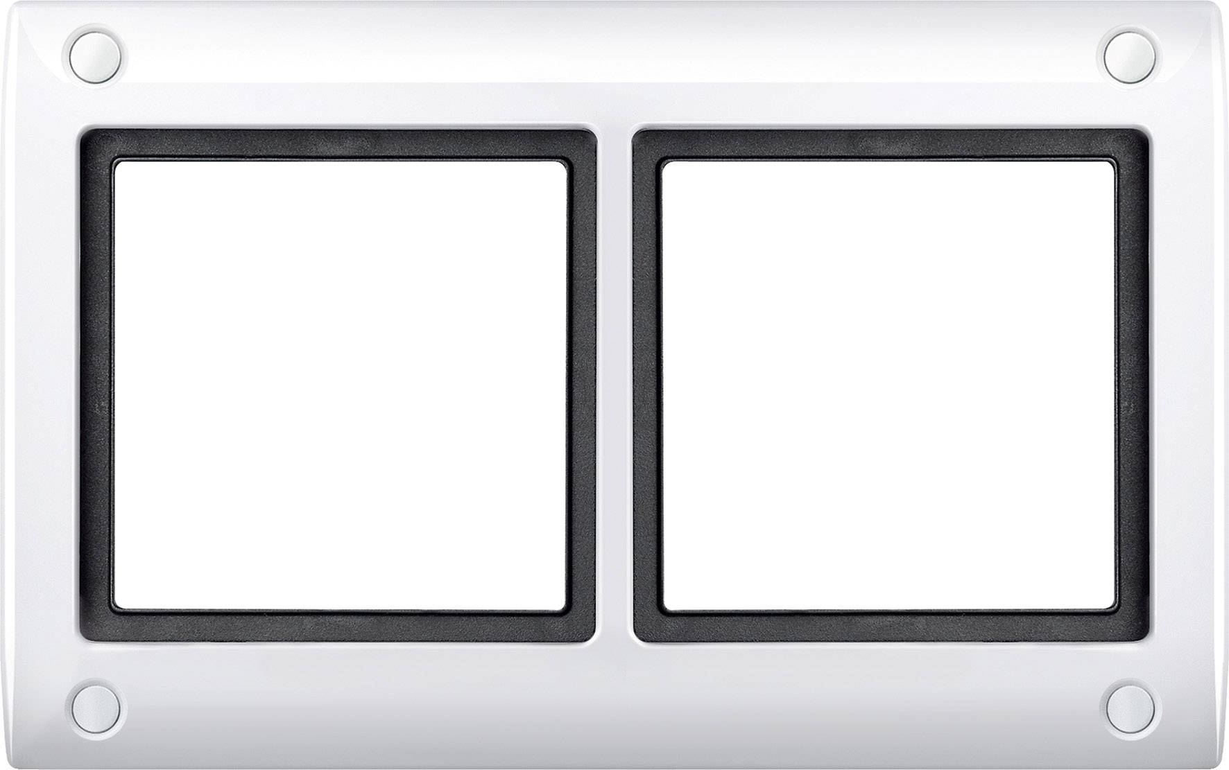 Merten Rahmen Abdeckung Aquadesign Polarweiß 401219 1St.