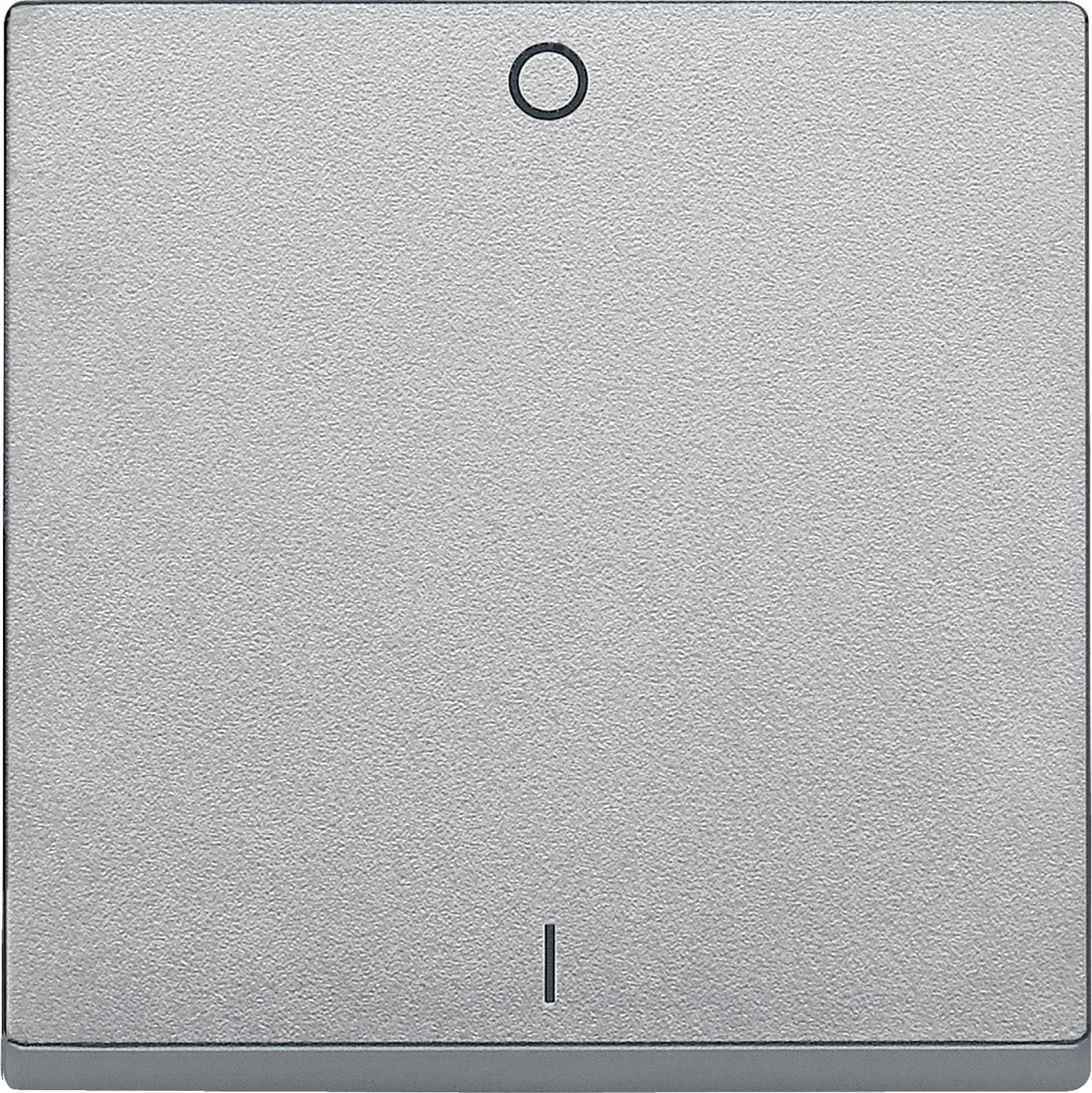 Merten Abdeckung Wechselschalter System M Aluminium 433260 1St.