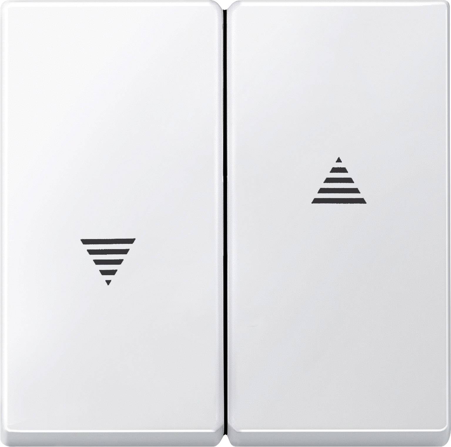 Merten Abdeckung Wechselschalter System M Polarweiß 435519 1 St.