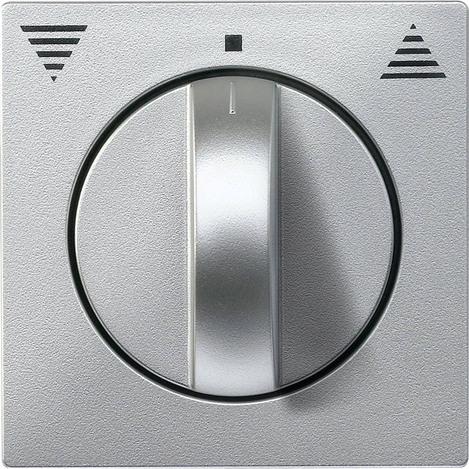 Merten Abdeckung System M Aluminium 569860 1St.