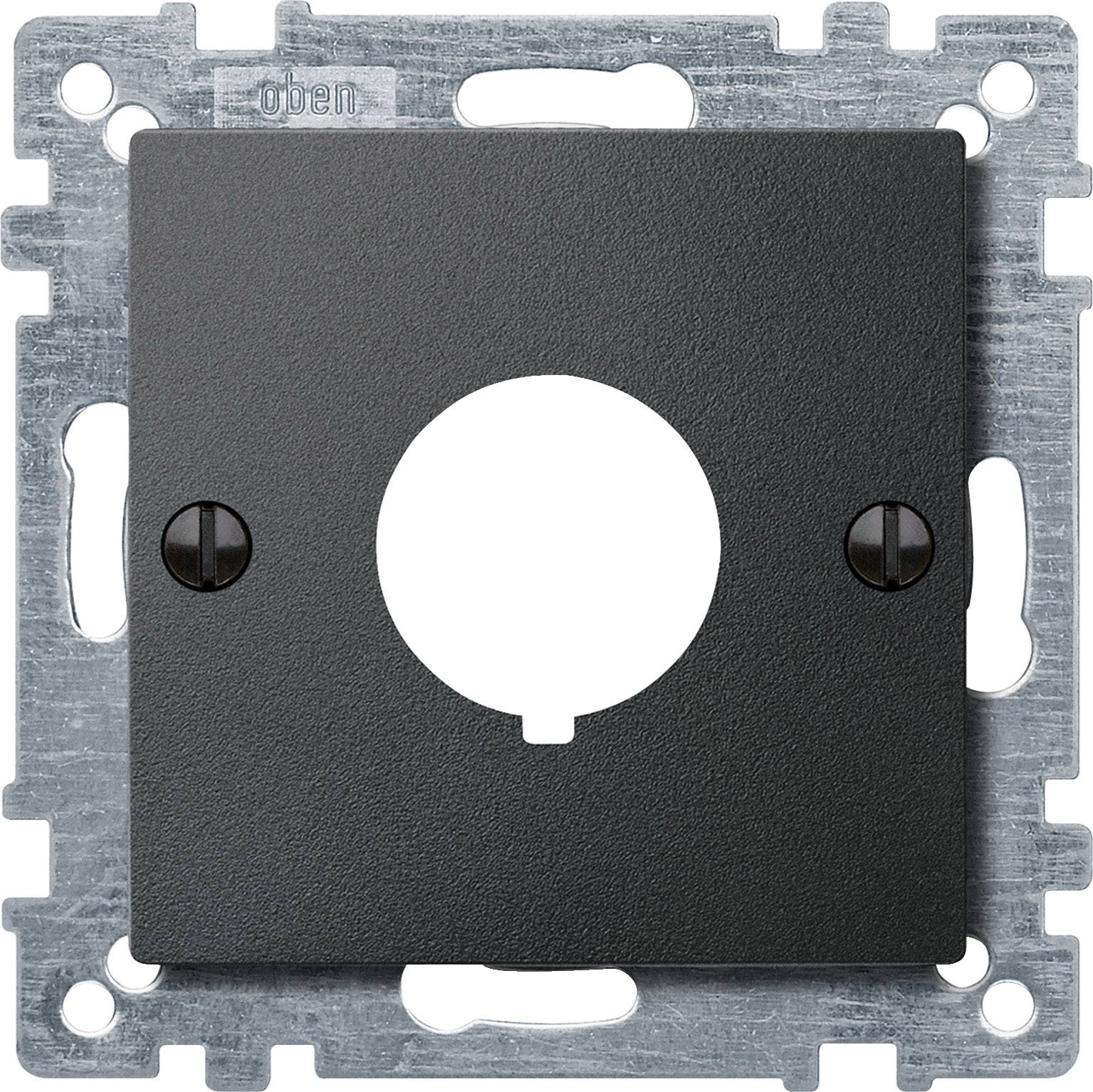 Merten Abdeckung System M Anthrazit 393914 1St.