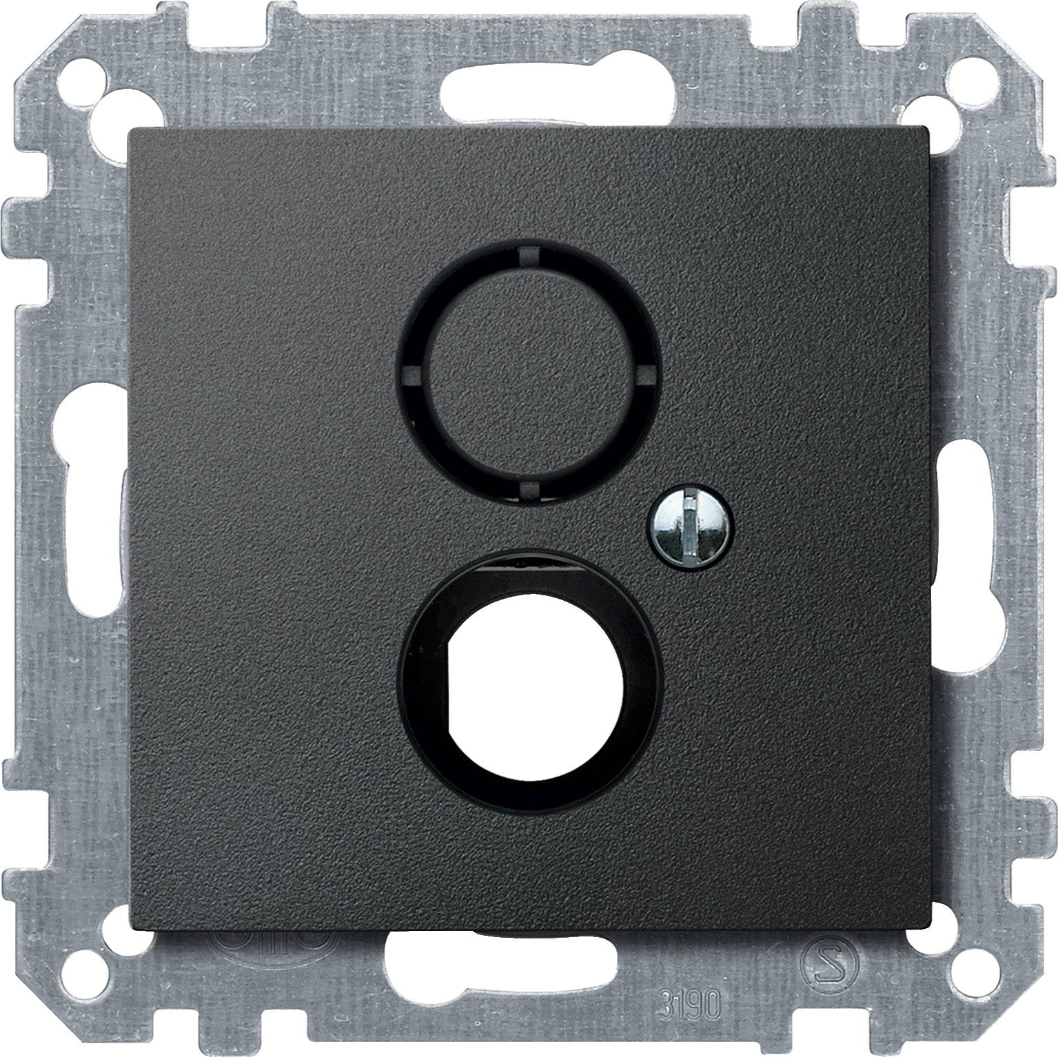 Merten Abdeckung System M Anthrazit 468514 1St.