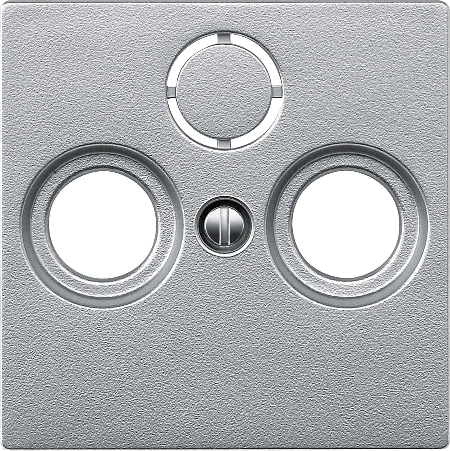 Merten Abdeckung System M Aluminium 297560 1 St.