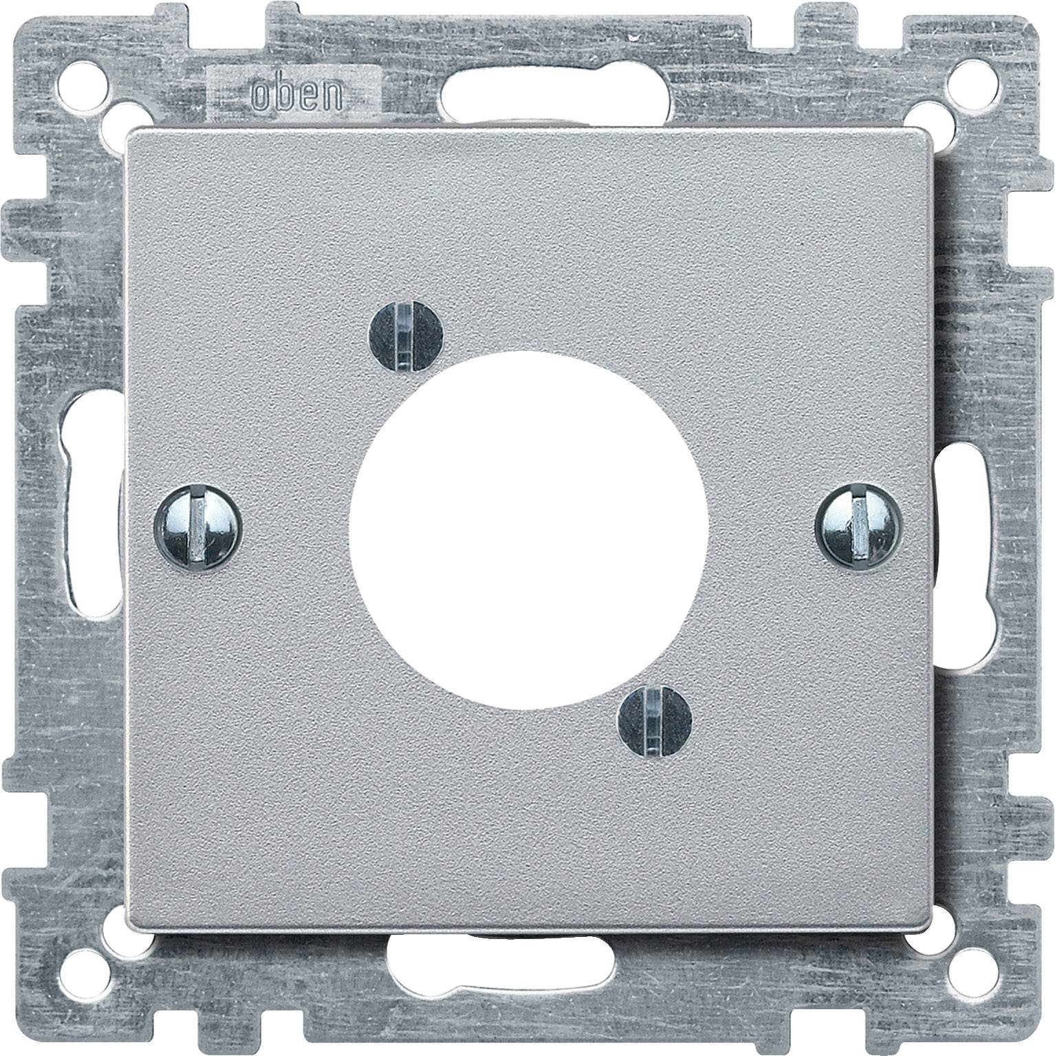 Merten Abdeckung System M Aluminium 468960 1St.