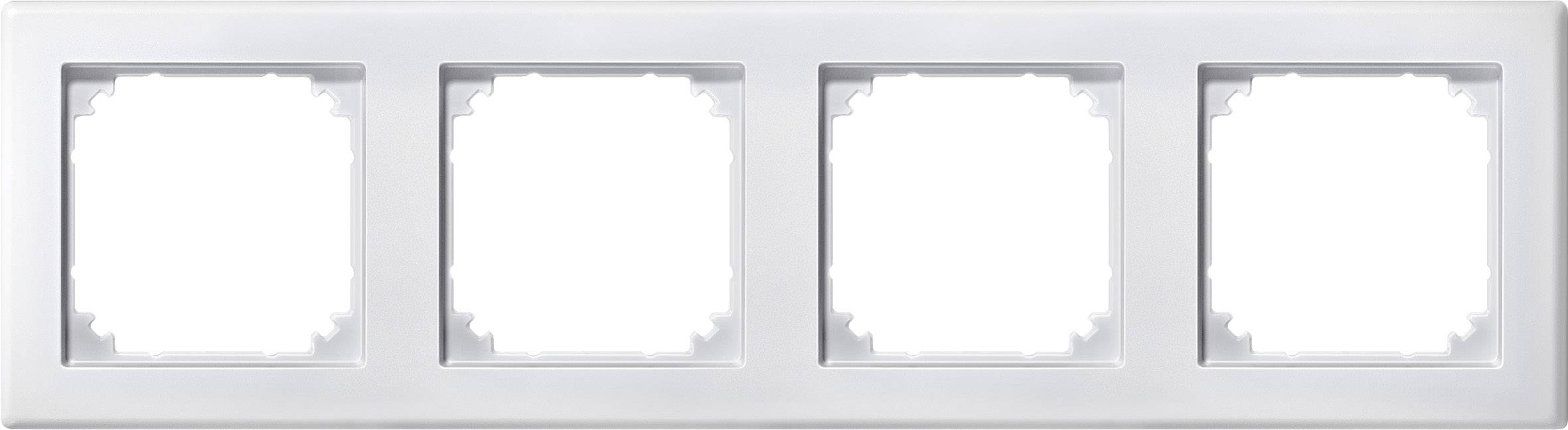 Merten Rahmen Abdeckung System M Polarweiß 484419 1 St.