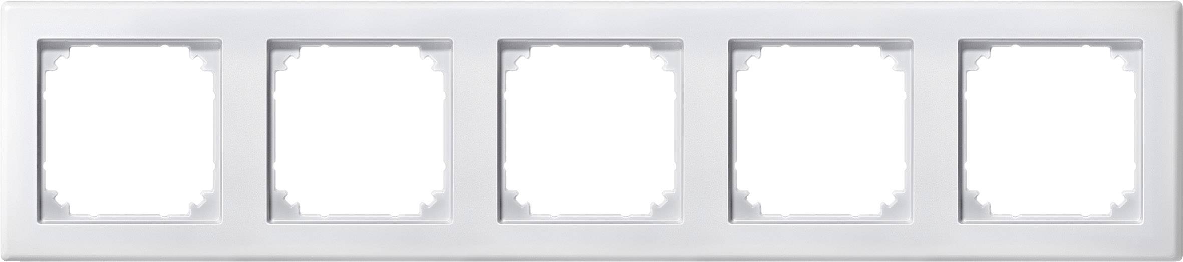 Merten Rahmen Abdeckung System M Polarweiß 484519 1 St.