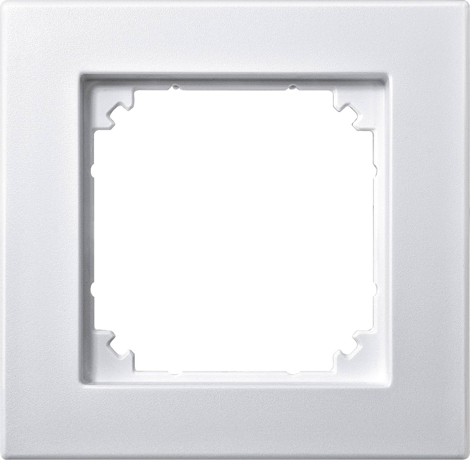 Merten Rahmen Abdeckung System M Polarweiß 486119 1 St.