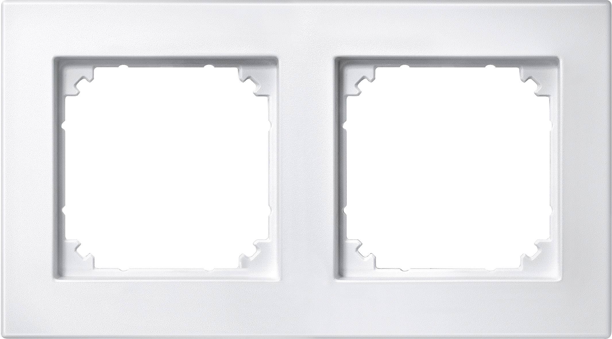 Merten Rahmen Abdeckung System M Polarweiß 486219 1 St.