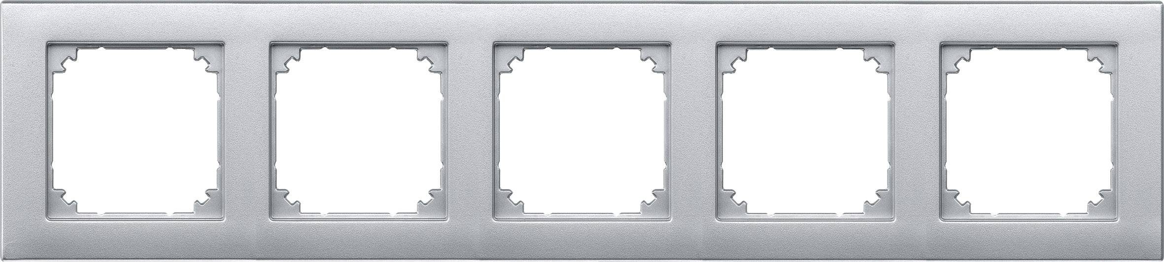 Merten Rahmen Abdeckung System M Aluminium 486560 1 St.