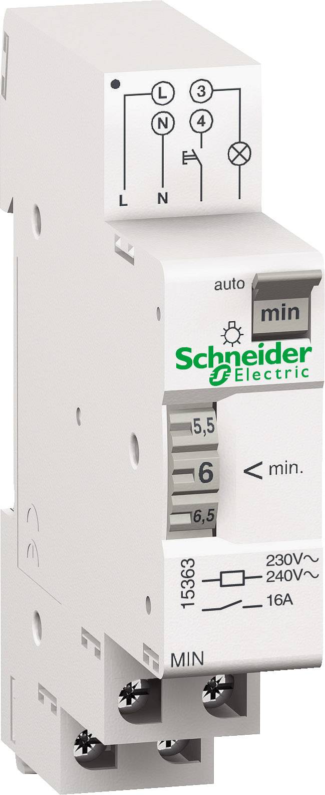 Schneider Electric 15363 Treppenlichtzeitschalter Hutschiene 230V