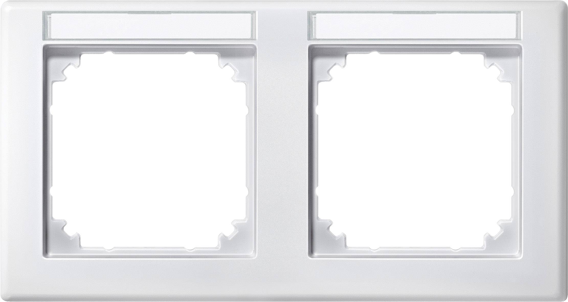 Merten Rahmen Abdeckung System M Polarweiß 473219 1 St.