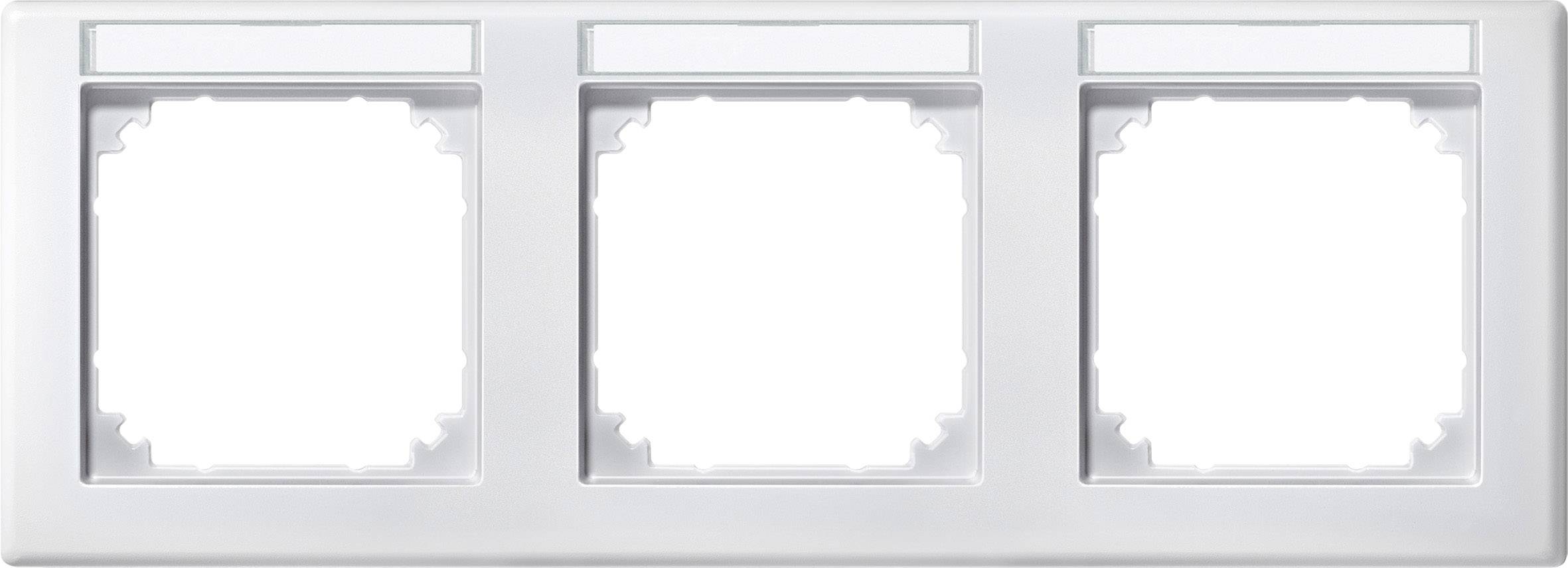 Merten Rahmen Abdeckung System M Polarweiß 473319 1 St.