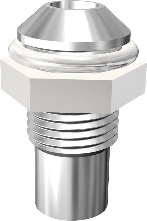 Signal Construct SMQ1069 SMQ1069 LED-Fassung Metall Passend für (LEDs) LED 3mm Schraubbefestigung