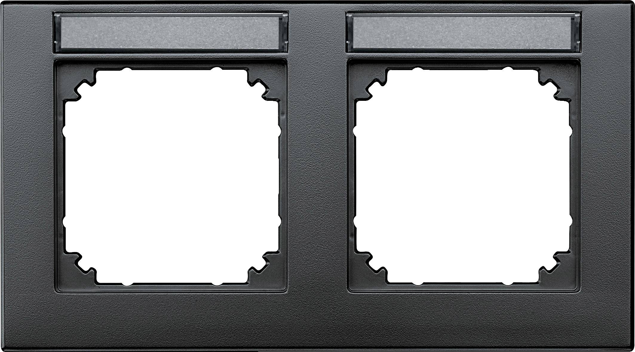 Merten Rahmen Abdeckung System M Anthrazit 472214 1St.