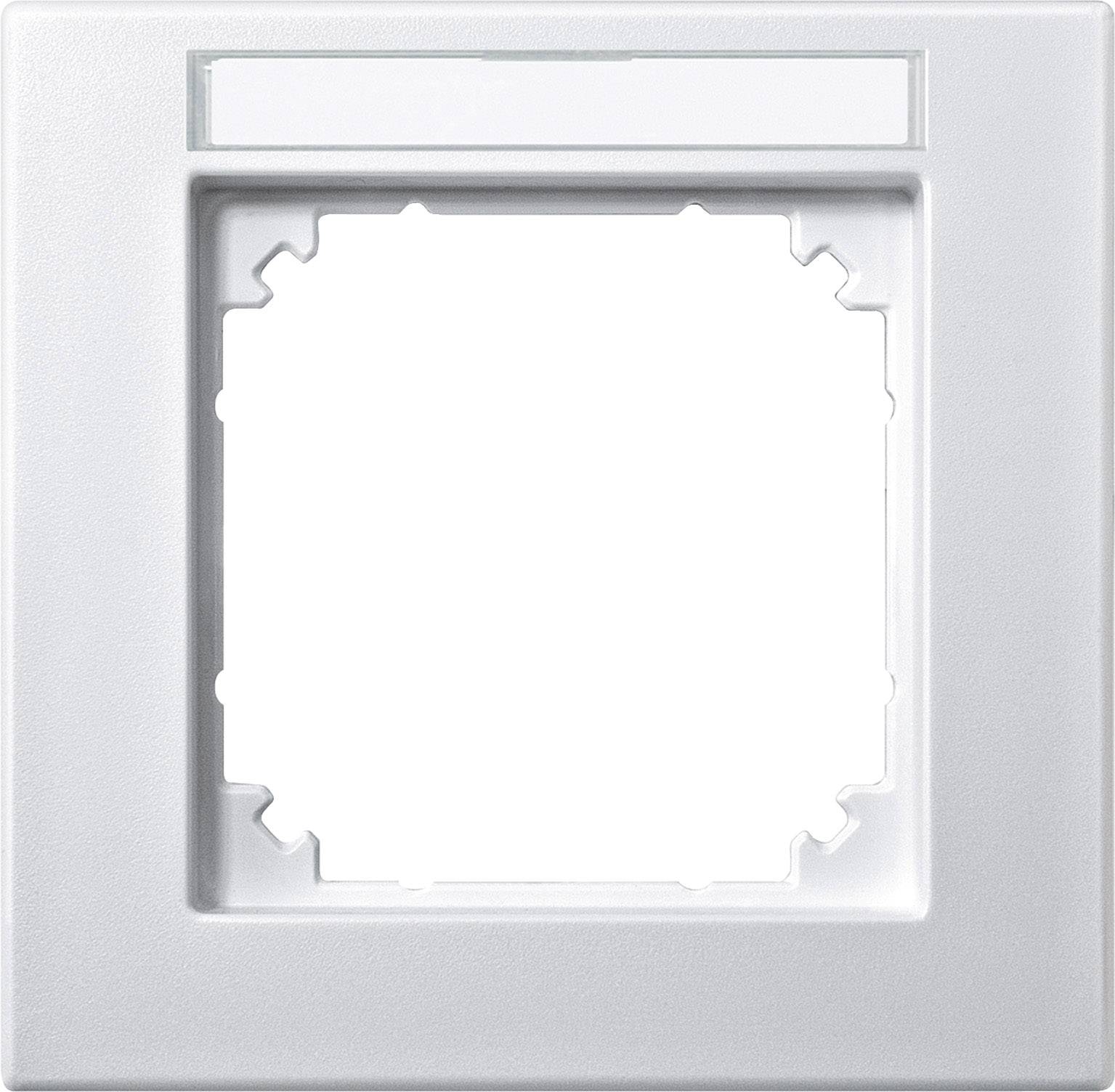 Merten Rahmen Abdeckung System M Polarweiß 476119 1St.