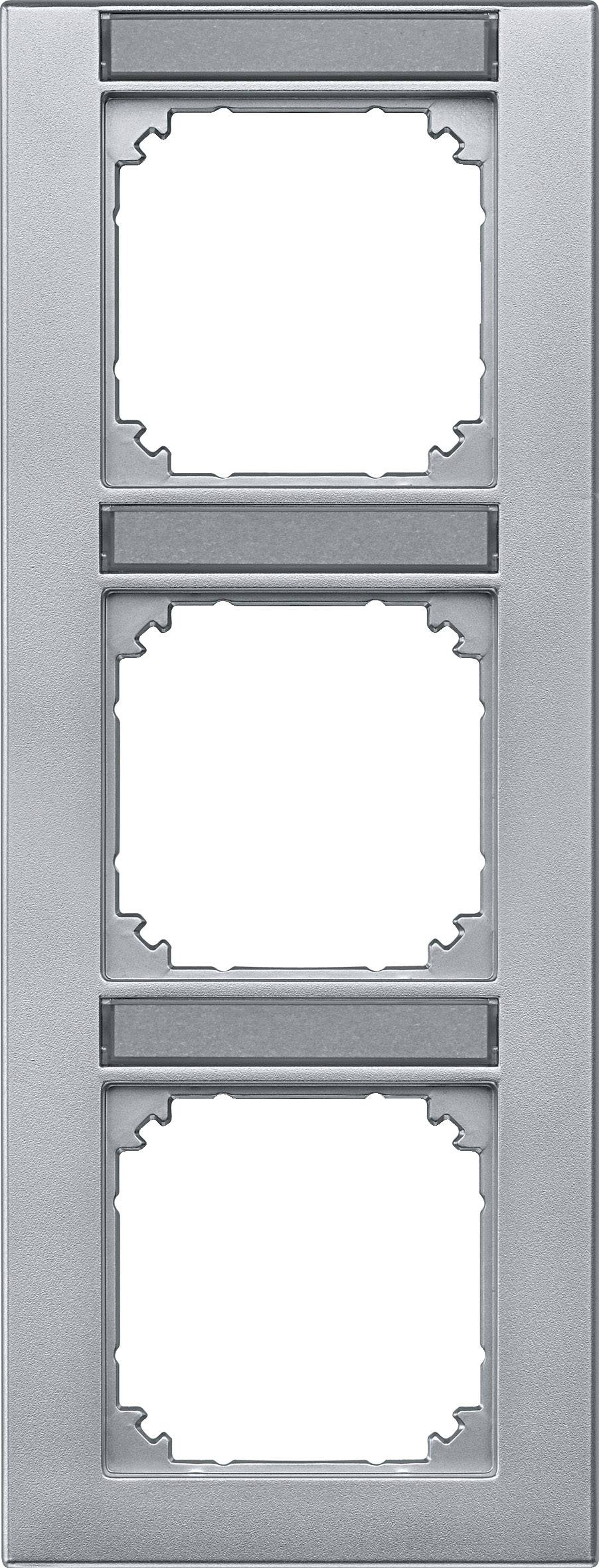 Merten Rahmen Abdeckung System M Aluminium 476360 1St.