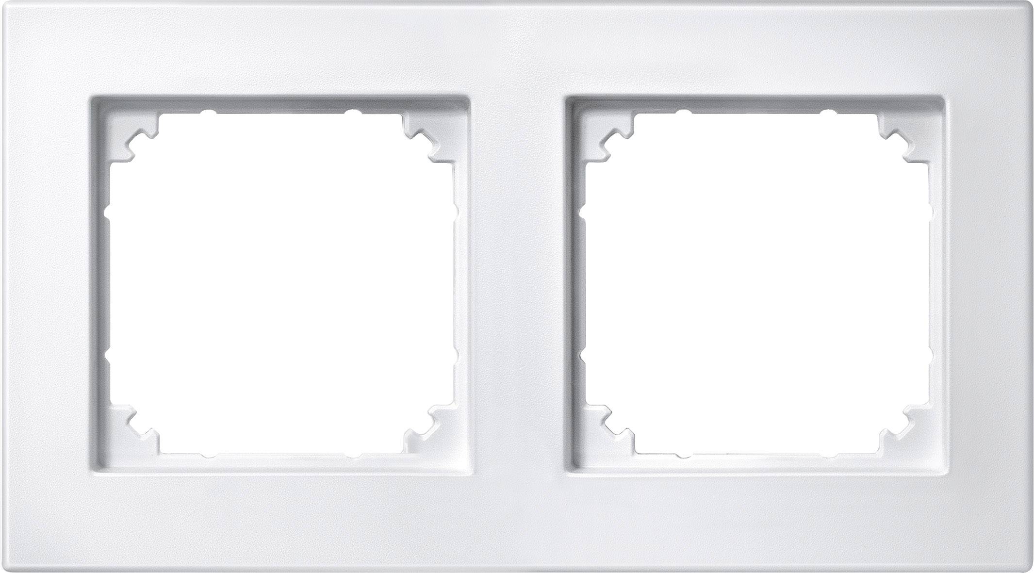 Merten Rahmen Abdeckung System M Polarweiß 488219 1 St.