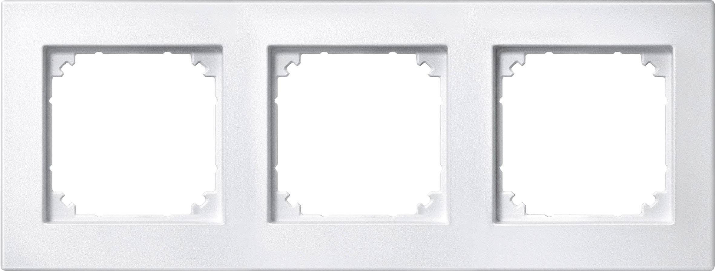 Merten Rahmen Abdeckung System M Polarweiß 488319 1St.