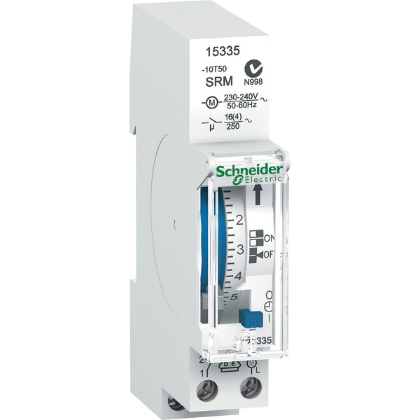 Schneider Electric 15335 Hutschienen-Zeitschaltuhr analog 230V