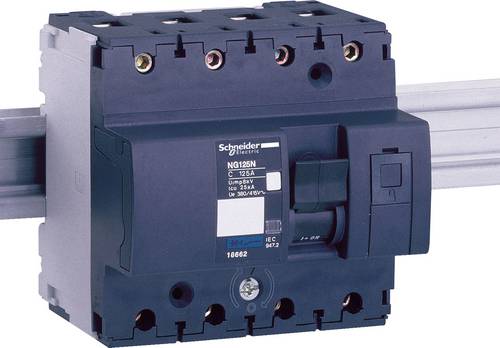 Disjoncteur modulaire miniature NG125N Acti9 - 4P - 50A - Courbe C