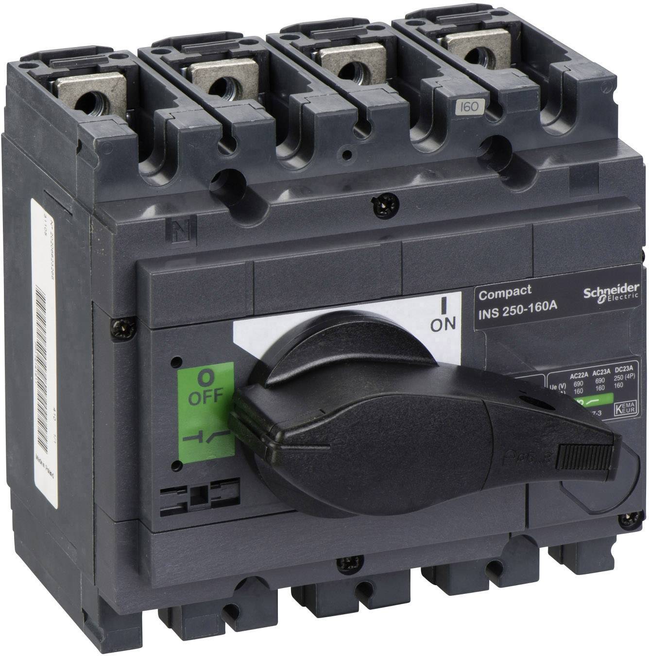 Schneider Electric 31105 Lasttrennschalter 160A 250 V/DC, 690 V/AC 1St.