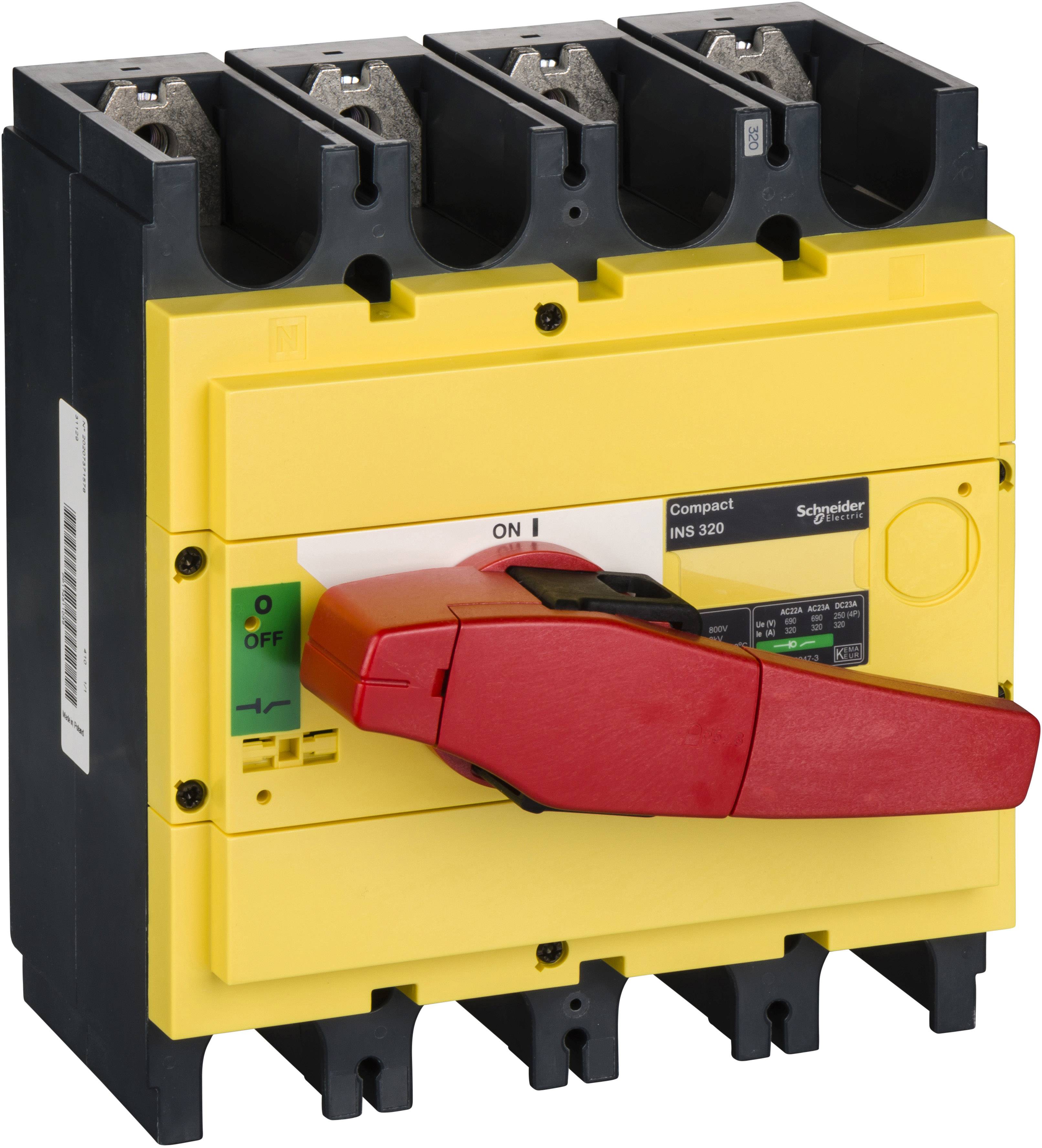 Schneider Electric 31129 Lasttrennschalter 320A 250 V/DC, 690 V/AC 1St.