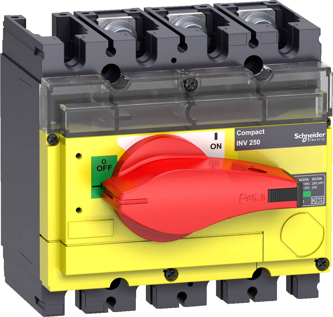 Schneider Electric 31186 Lasttrennschalter 250A 125 V/DC, 690 V/AC 1St.