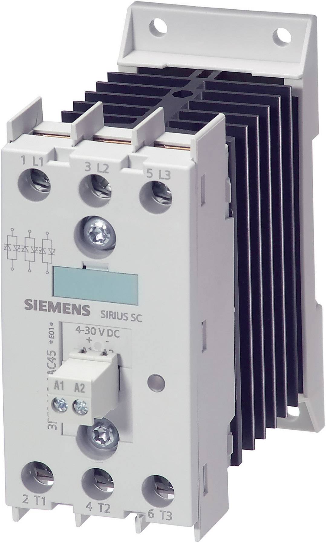 Siemens Sirius SC Schütz, Typ LC45, markiert mit 4-30 V DC. Gerät zur Steuerung elektrischer Motoren, mit Kühlkörper.
