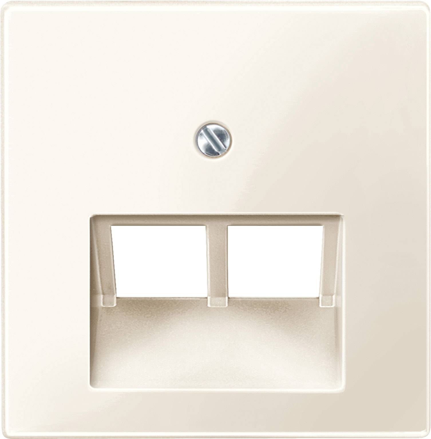 Merten Abdeckung TAE-Steckdose Weiß 296144 1 St.