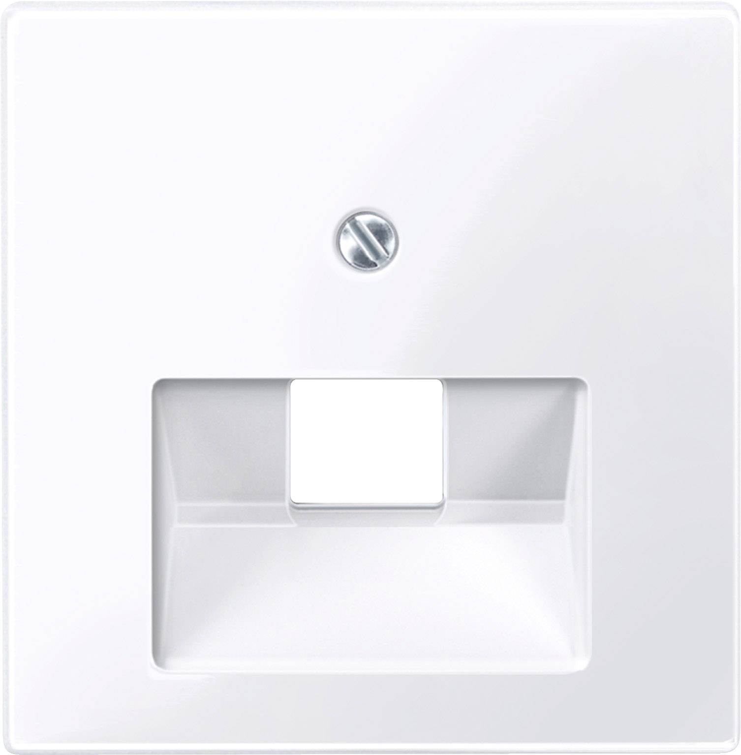 Merten Abdeckung UAE-/IAE-/ISDN-Steckdose Weiß 296225 1St.