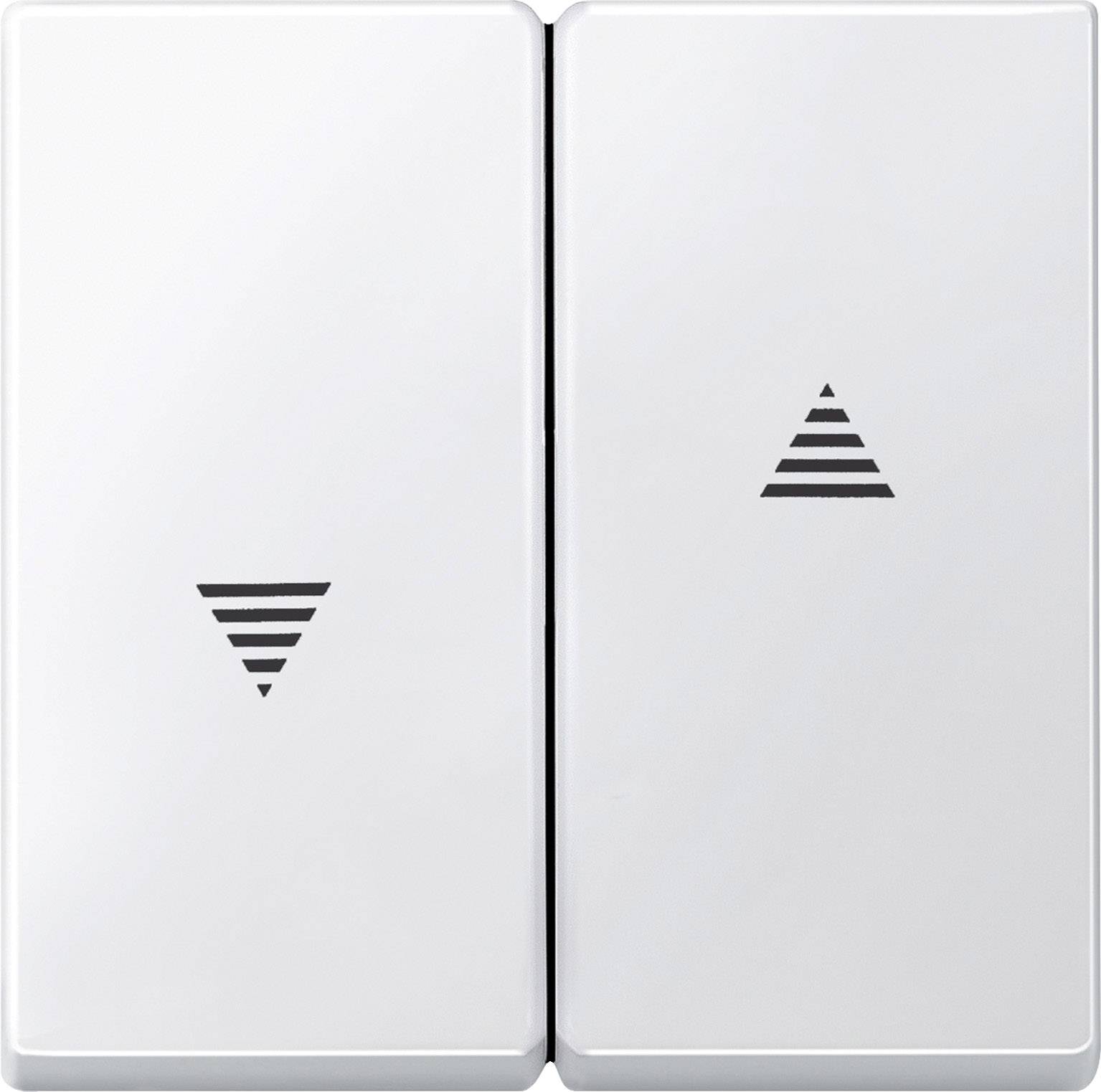 Merten Abdeckung Wechselschalter System M Polarweiß 434419 1 St.