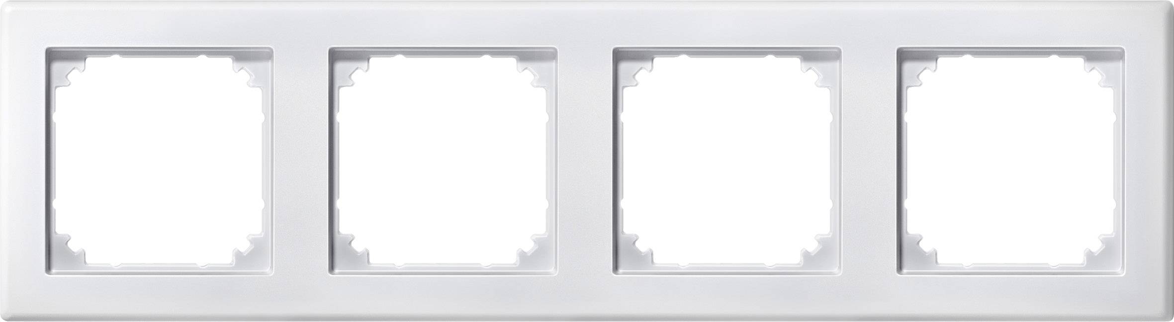 Merten Rahmen Abdeckung System M Polarweiß 462419 1 St.