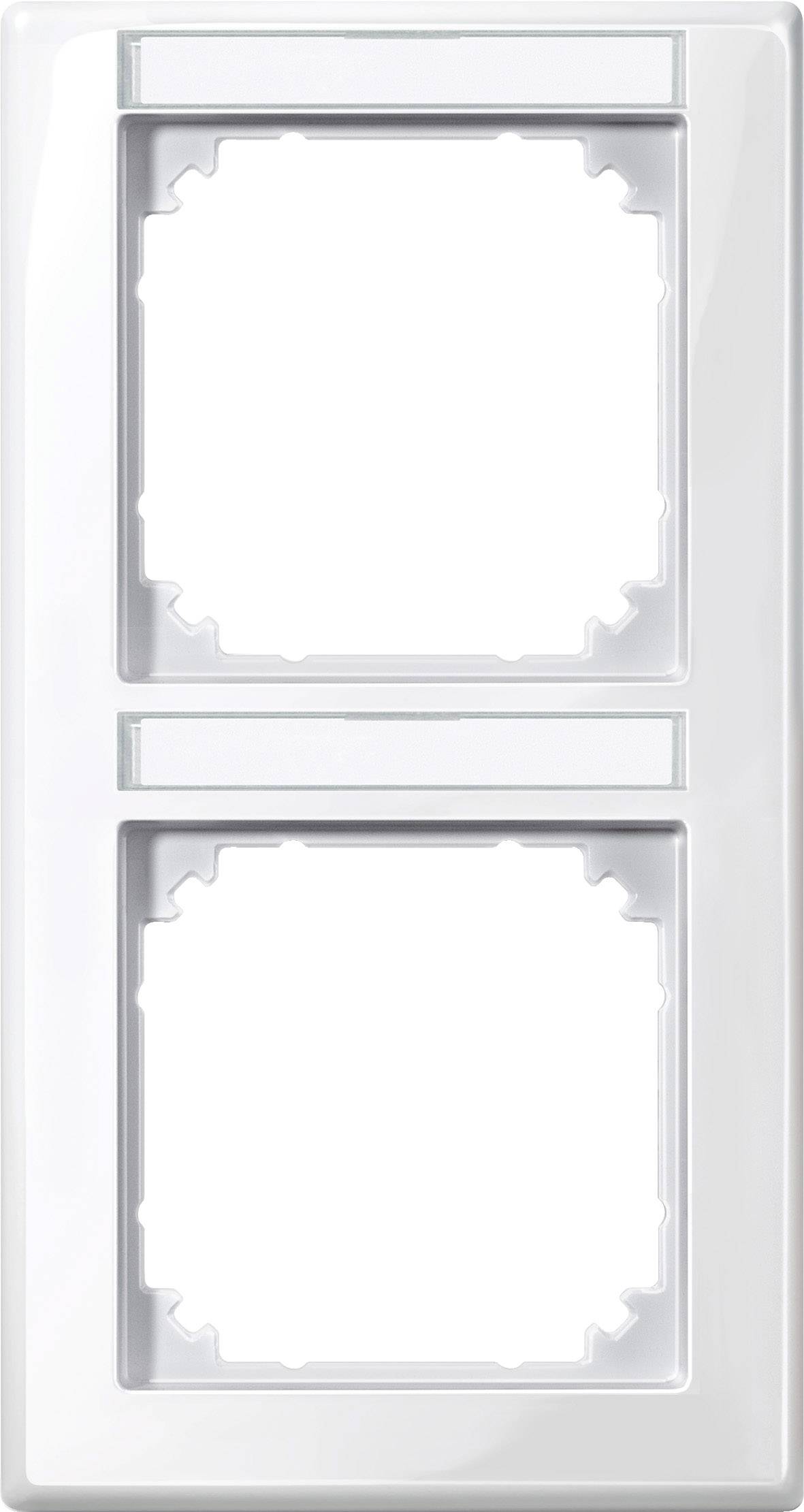 Merten Rahmen Abdeckung System M Polarweiß 470219 1St.