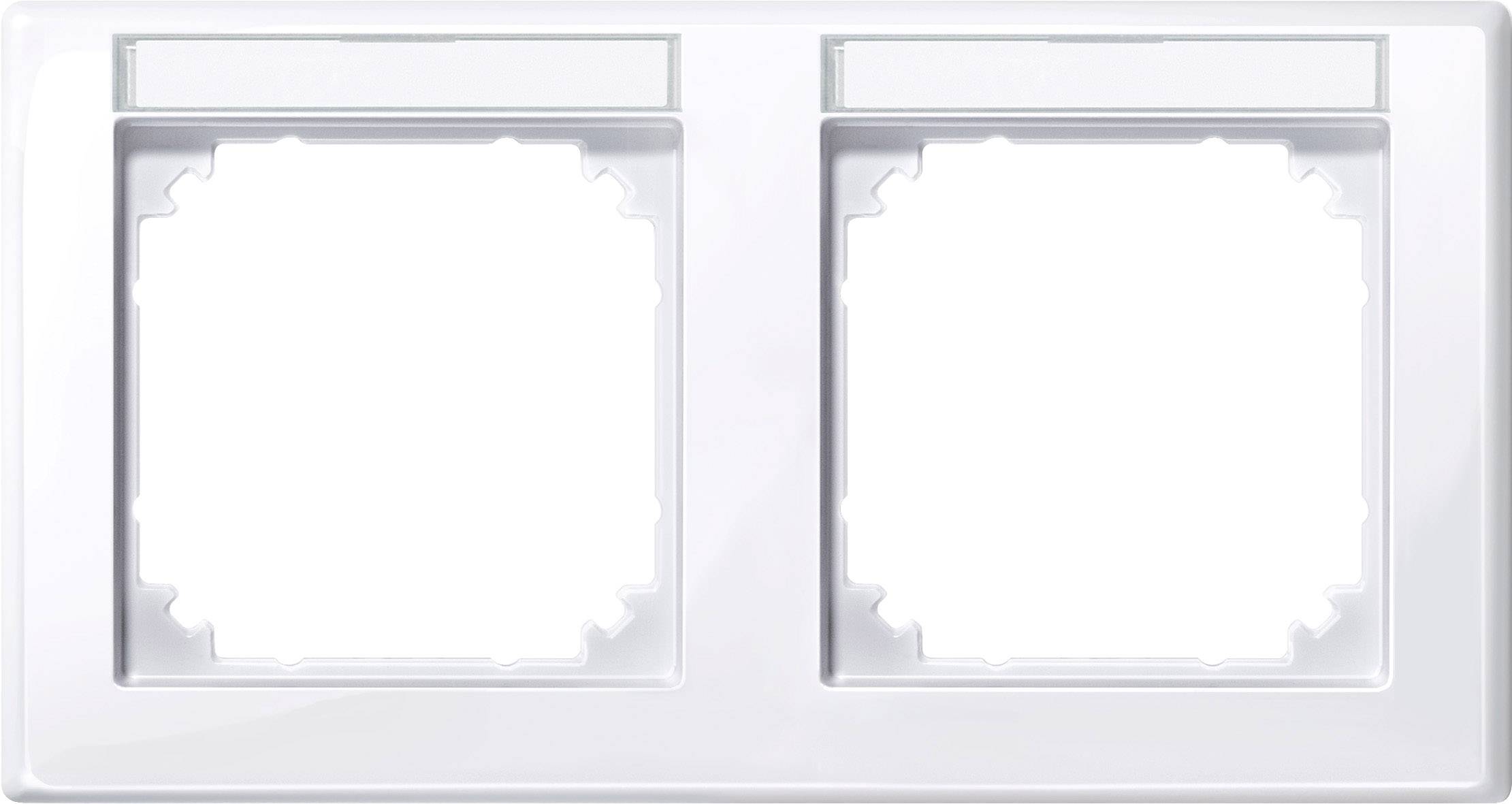 Merten Rahmen Abdeckung System M Weiß 471225 1St.