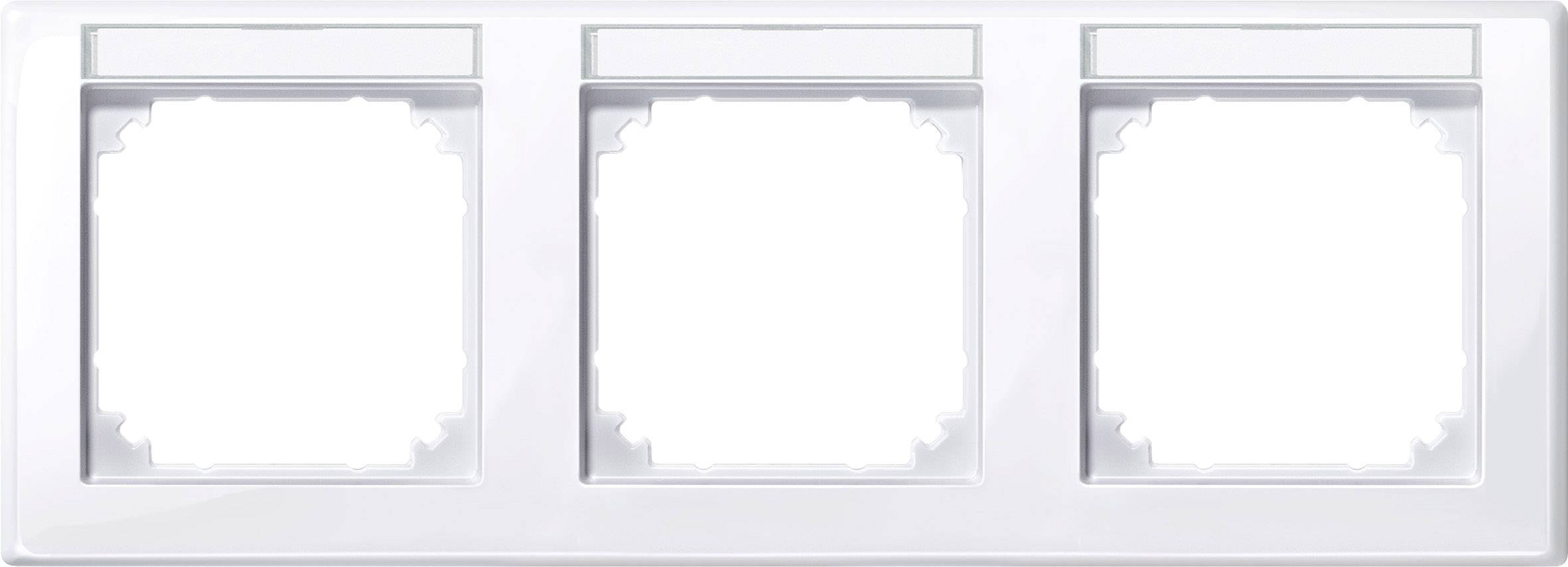 Merten Rahmen Abdeckung System M Weiß 471325 1 St.