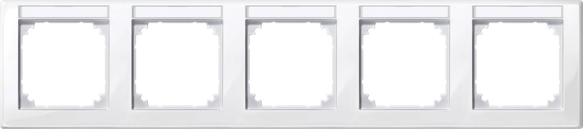 Merten Rahmen Abdeckung System M Polarweiß 471519 1St.