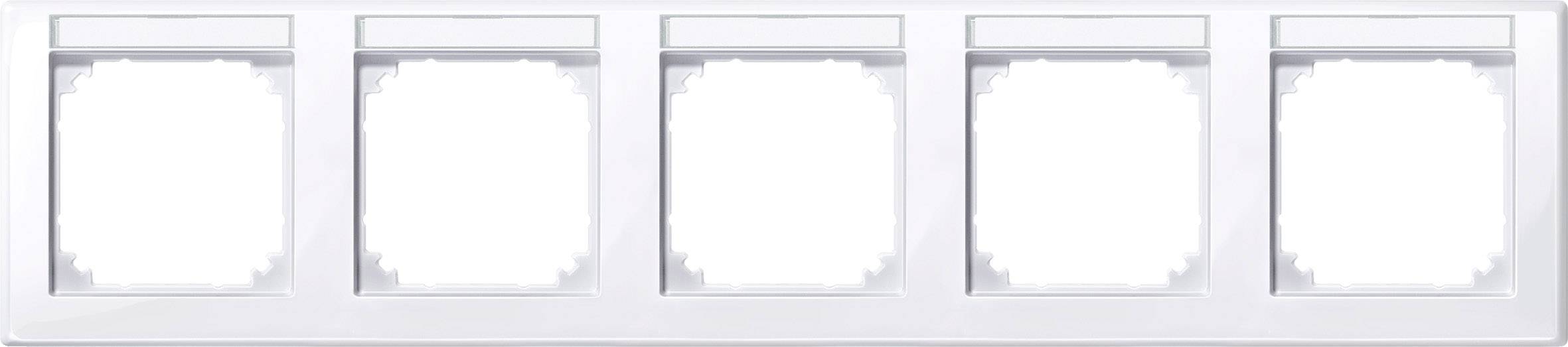 Merten Rahmen Abdeckung System M Weiß 471525 1St.