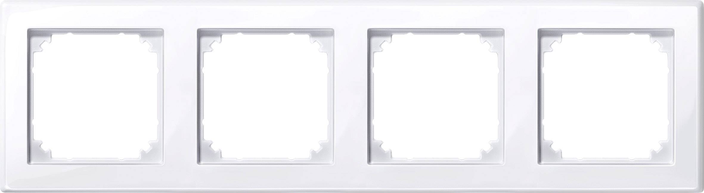 Merten Rahmen Abdeckung System M Weiß 478425 1 St.