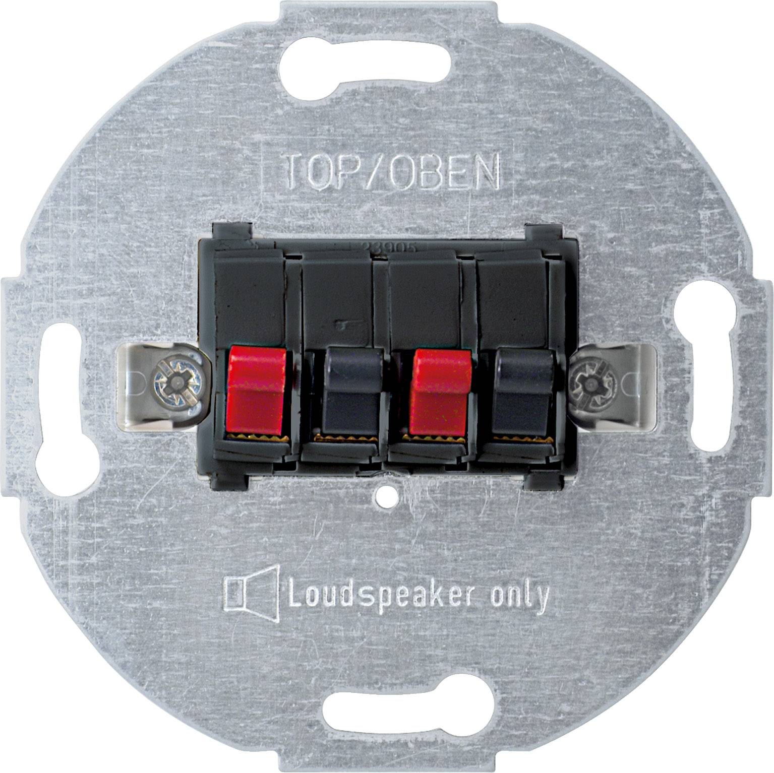 Merten Einsatz Lautsprecher-Steckdose Anthrazit 467014 1St.