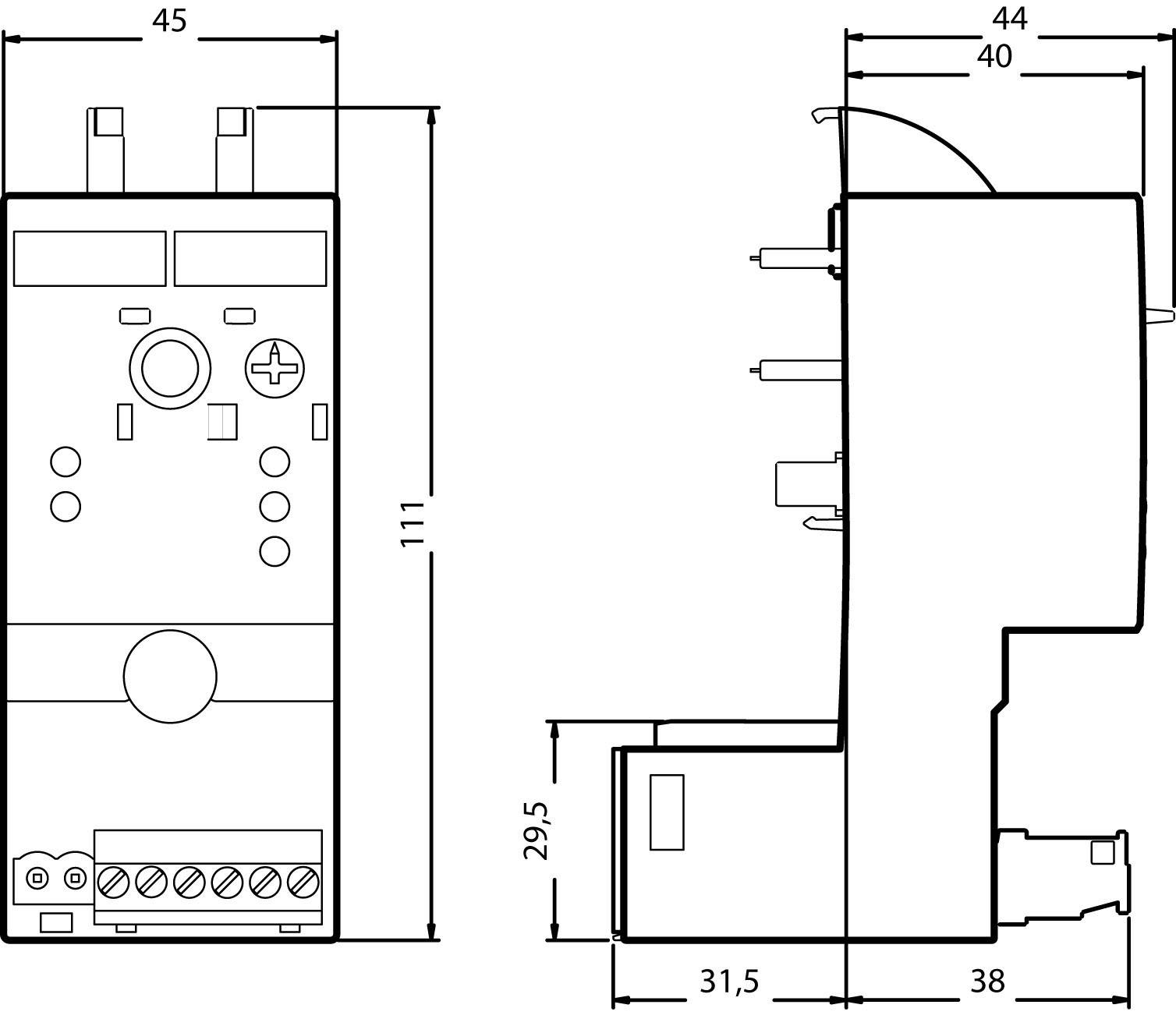Siemens 3RF2920-0HA13 Leistungsregler 1 St. Schaltspannung (max.): 230 V/AC (B x H x T) 45 x 111.5 x 69.5 mm
