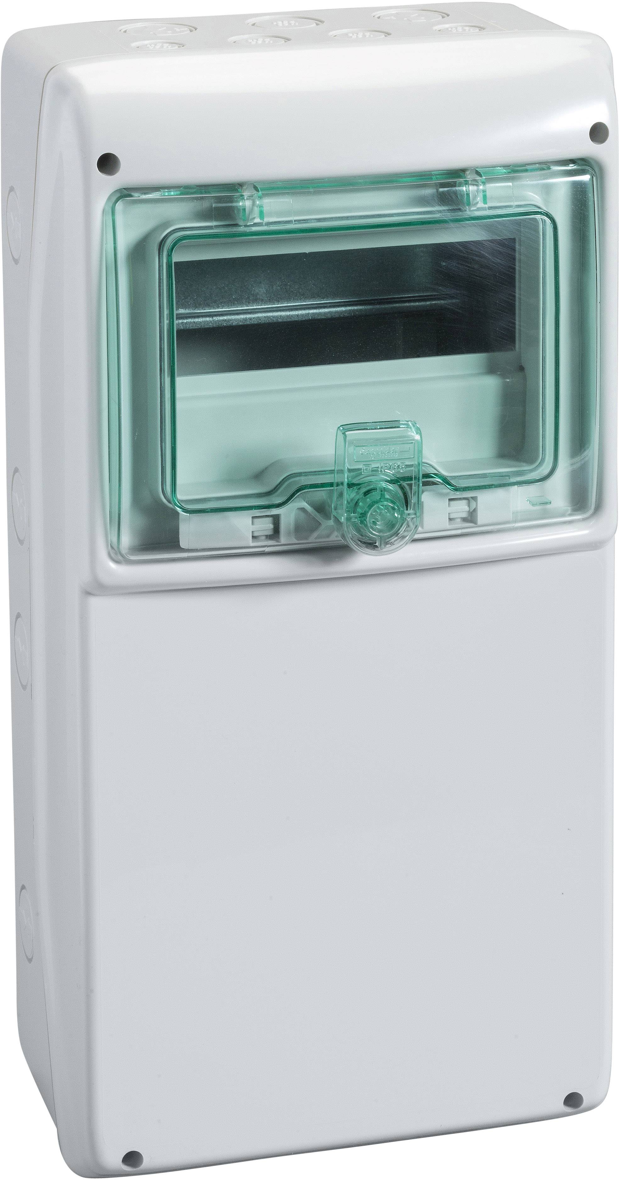 Schneider Electric 13165 13165 Verteilerschrank Oberflächenmontage Anzahl Teilungen = 8 Anzahl Reihen = 1 Inhalt 1 St.