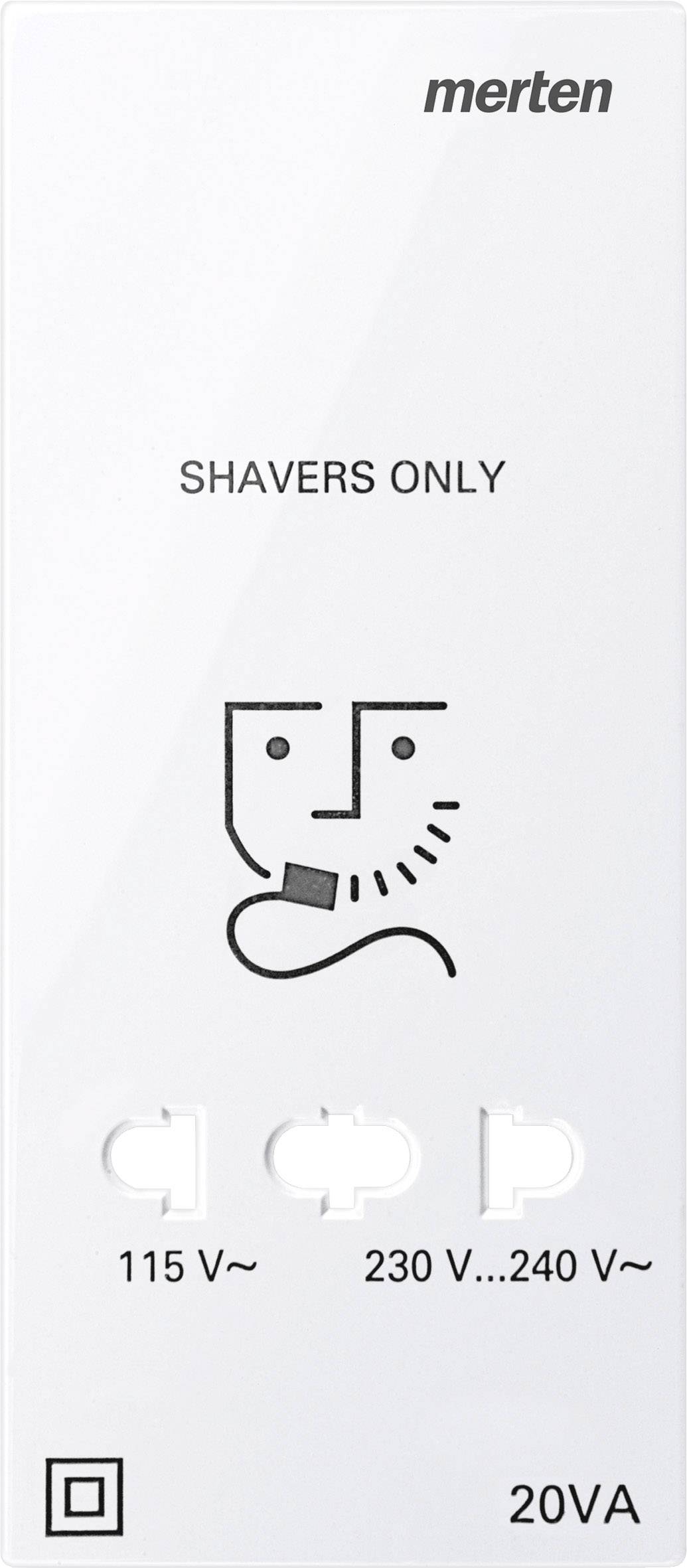 Merten Abdeckung System M Polarweiß 213619 1St.